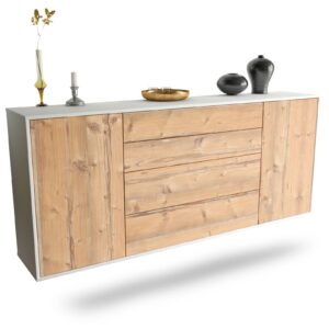 Sideboard Bridgeport, Pinie, hängend (180x79x35cm)
