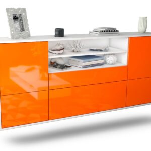 Sideboard Escondido, Orange, hängend (180x79x35cm)