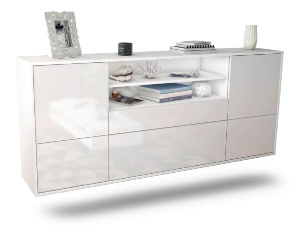 Sideboard Escondido, Weiß, hängend (180x79x35cm)