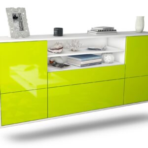Sideboard Escondido, Grün, hängend (180x79x35cm)