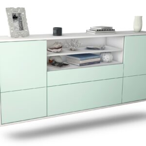 Sideboard Escondido, Mint, hängend (180x79x35cm)