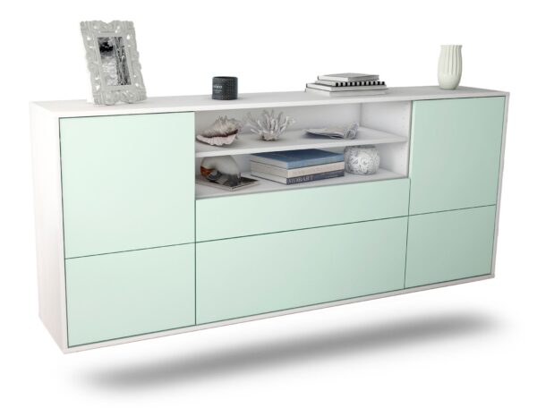 Sideboard Escondido, Mint, hängend (180x79x35cm)