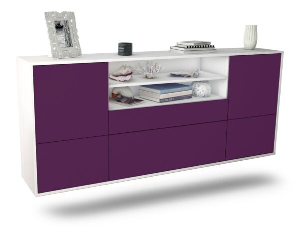 Sideboard Escondido, Lila, hängend (180x79x35cm)