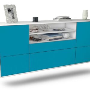 Sideboard Escondido, Türkis, hängend (180x79x35cm)