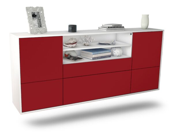 Sideboard Escondido, Bordeaux, hängend (180x79x35cm)