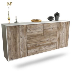 Sideboard Metairie, Treibholz, hängend (180x79x35cm)