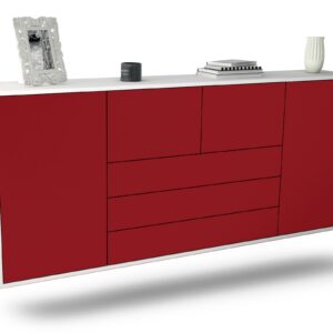 Sideboard Metairie, Bordeaux, hängend (180x79x35cm)