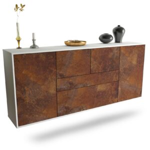 Sideboard Orange, Rost, hängend (180x79x35cm)