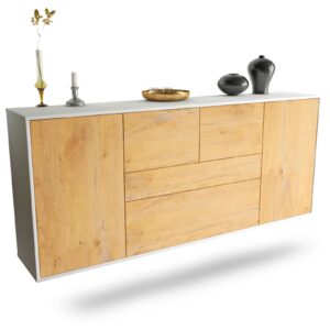 Sideboard Orange, Eiche, hängend (180x79x35cm)