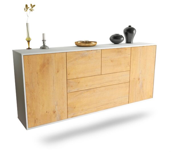 Sideboard Orange, Eiche, hängend (180x79x35cm)