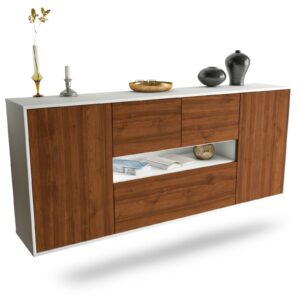 Sideboard Warren, Walnuss, hängend (180x79x35cm)