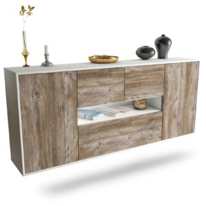 Sideboard Warren, Treibholz, hängend (180x79x35cm)