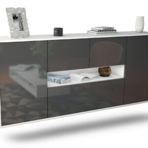 Sideboard Warren, Grau, hängend (180x79x35cm)