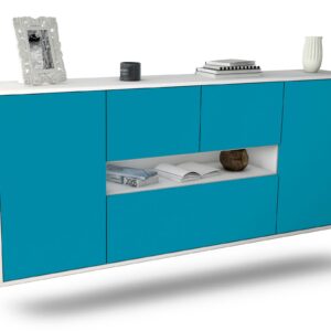 Sideboard Warren, Türkis, hängend (180x79x35cm)