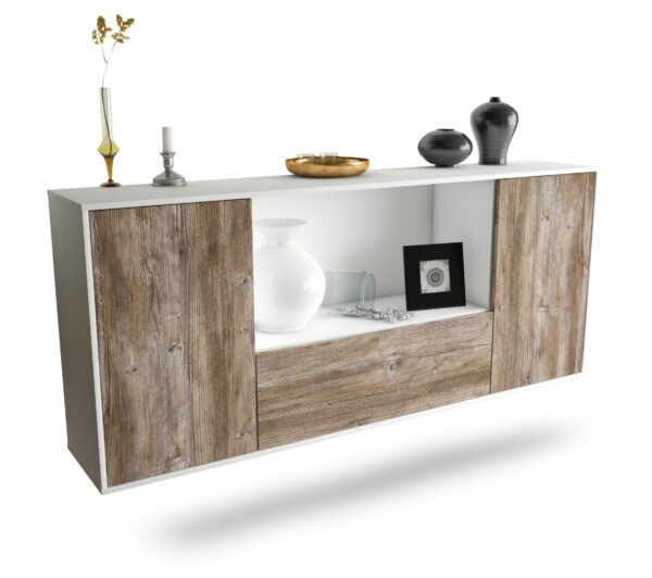 Sideboard Fort Collins, Treibholz, hängend (180x79x35cm)