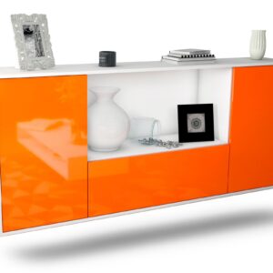 Sideboard Fort Collins, Orange, hängend (180x79x35cm)