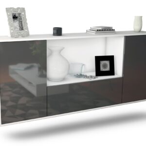Sideboard Fort Collins, Grau, hängend (180x79x35cm)