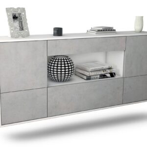 Sideboard East Los Angeles, Beton, hängend (180x79x35cm)