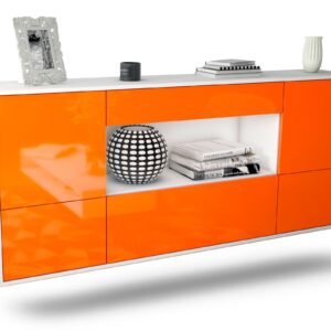 Sideboard East Los Angeles, Orange, hängend (180x79x35cm)