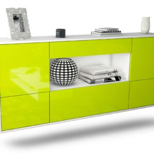 Sideboard East Los Angeles, Grün, hängend (180x79x35cm)