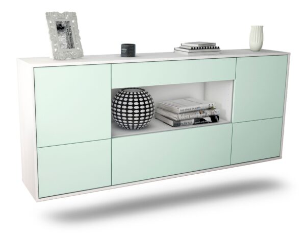 Sideboard East Los Angeles, Mint, hängend (180x79x35cm)
