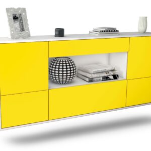 Sideboard East Los Angeles, Gelb, hängend (180x79x35cm)