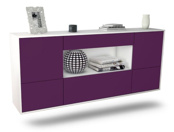 Sideboard East Los Angeles, Lila, hängend (180x79x35cm)