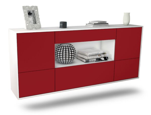 Sideboard East Los Angeles, Bordeaux, hängend (180x79x35cm)