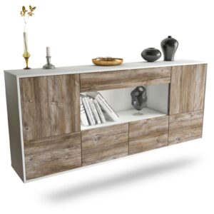Sideboard Fullerton, Treibholz, hängend (180x79x35cm)