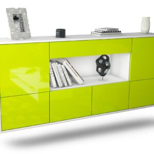 Sideboard Fullerton, Grün, hängend (180x79x35cm)