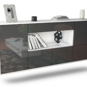 Sideboard Fullerton, Grau, hängend (180x79x35cm)