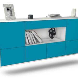 Sideboard Fullerton, Türkis, hängend (180x79x35cm)