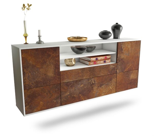 Sideboard Elk Grove, Rost, hängend (180x79x35cm)