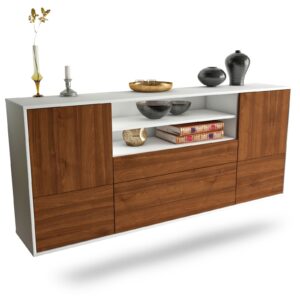 Sideboard Elk Grove, Walnuss, hängend (180x79x35cm)