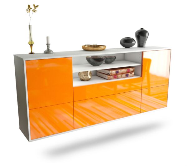 Sideboard Elk Grove, Orange, hängend (180x79x35cm)