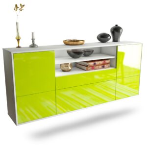 Sideboard Elk Grove, Grün, hängend (180x79x35cm)