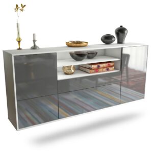 Sideboard Elk Grove, Grau, hängend (180x79x35cm)