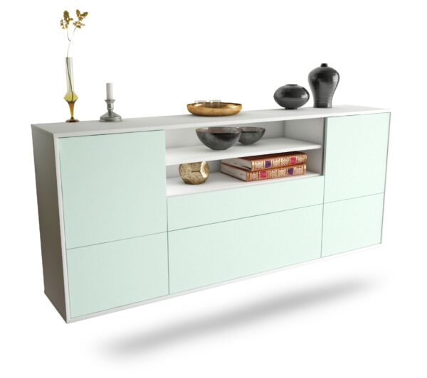 Sideboard Elk Grove, Mint, hängend (180x79x35cm)