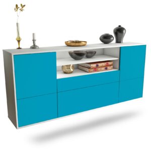 Sideboard Elk Grove, Türkis, hängend (180x79x35cm)