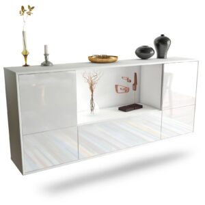 Sideboard Sunnyvale, Weiß, hängend (180x79x35cm)