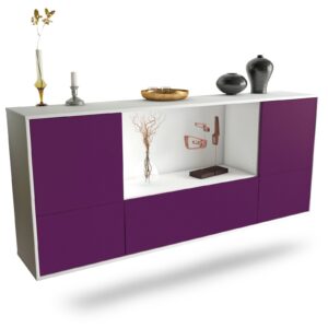 Sideboard Sunnyvale, Lila, hängend (180x79x35cm)