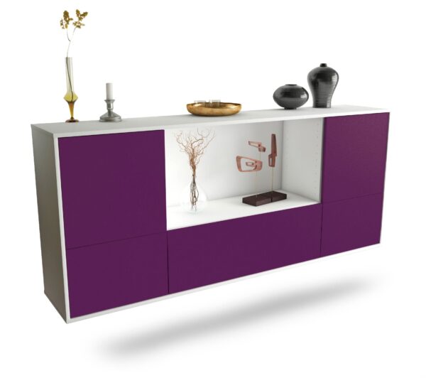 Sideboard Sunnyvale, Lila, hängend (180x79x35cm)