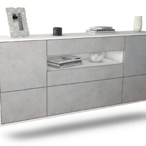Sideboard Savannah, Beton, hängend (180x79x35cm)