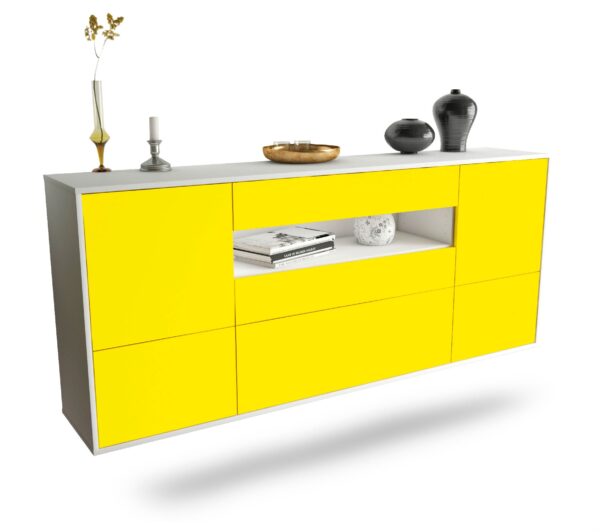 Sideboard Savannah, Gelb, hängend (180x79x35cm)