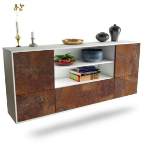 Sideboard Sterling Heights, Rost, hängend (180x79x35cm)