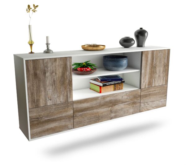Sideboard Sterling Heights, Treibholz, hängend (180x79x35cm)