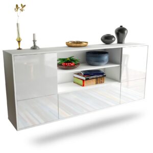 Sideboard Sterling Heights, Weiß, hängend (180x79x35cm)