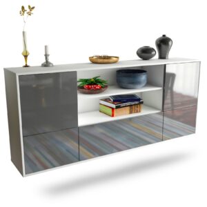 Sideboard Sterling Heights, Grau, hängend (180x79x35cm)