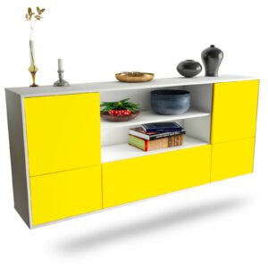 Sideboard Sterling Heights, Gelb, hängend (180x79x35cm)