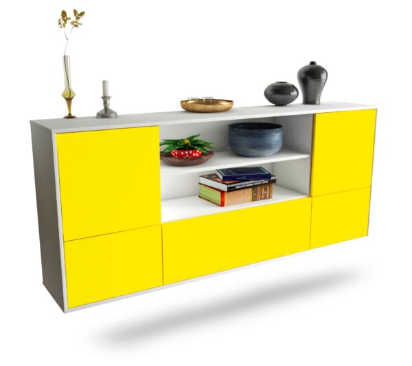 Sideboard Sterling Heights, Gelb, hängend (180x79x35cm)